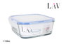 LAV Fiambrera Hermética Fresca 1150 cc 18 x 18 x 21 cm (8 Unidades)