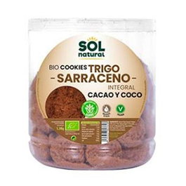 SOLNATURAL Galletas Trigo Sarraceno Coco Cacao Bote 1,3Kg