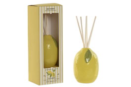 DKD Home Decor Ambientador Mikado Gres Limón 100 ml (Pack de 2)