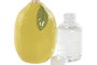 DKD Home Decor Ambientador Mikado Mediterraneo Limon Amarillo 8 x 11.5 x 8 cm (2 Unidades) Gres y Ratan 100 ml