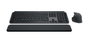 Logitech MX Keys S Combo con MX Master 3S y Reposamuñecas, Graphite, QWERTZ