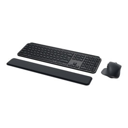 Logitech MX Keys S Combo Tastatur-und-Maus-Set, Teclado y Ratón Inalámbricos para Negocios, Teclado Alemán QWERTZ - 920-011606