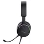 Trust Auriculares Gaming GXT 490 FAYZO con Sonido 7.1, Micrófono Desmontable, Almohadillas Circumaura, Iluminación RGB y Diseño Ecológico (85% Reciclado) - USB 2.0, Negro