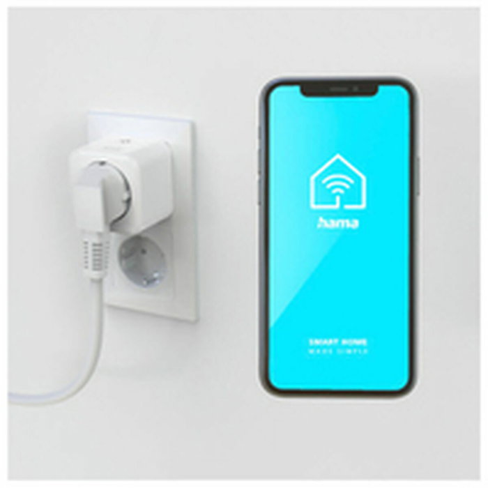 Hama Enchufe Inteligente Mini Matter Blanco 3680W