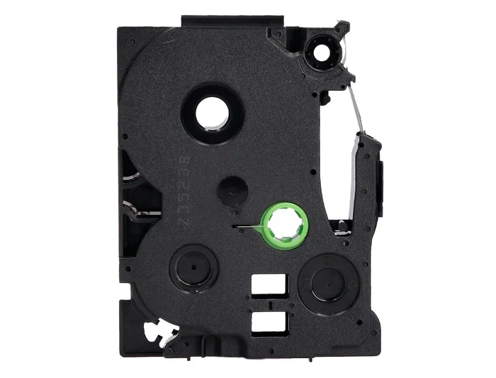 Q-connect Cinta TZE-231 Blanco-Negro 12mm, 8m - Cintas compatibles para rotuladoras Brother para etiquetado interior y exterior