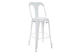 DKD Home Decor Taburete Blanco 48 x 113 x 44 cm (2 Unidades)