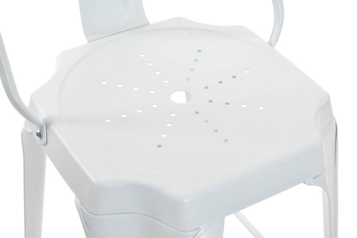 DKD Home Decor Taburete Blanco 48 x 113 x 44 cm (2 Unidades)