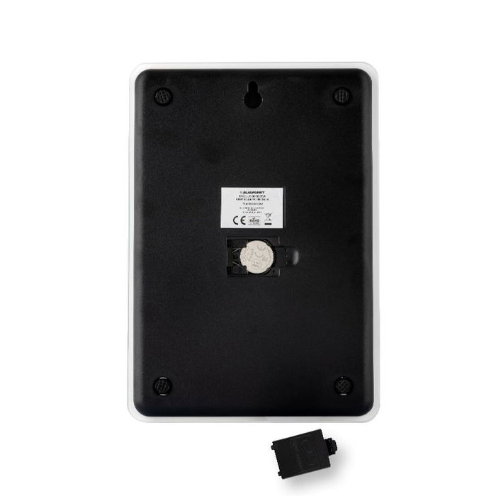 Blaupunkt Báscula de Cocina Digital 5 kg, Pantalla LCD, Superficie de Cristal Templado