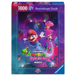 RAVENSBURGER Puzzle Super Mario Galaxy Movie Super Mario Bros 1000 Piezas - Tamaño montado 98x38 cm