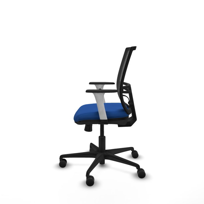 PIQUERAS Y CRESPO Silla de oficina Yunquera con mecanismo Sincro/Traslack, Azul y Negro PIQUERAS Y CRESPO Silla de oficina Yunquera con mecanismo Sincro/Traslack, Azul y Negro