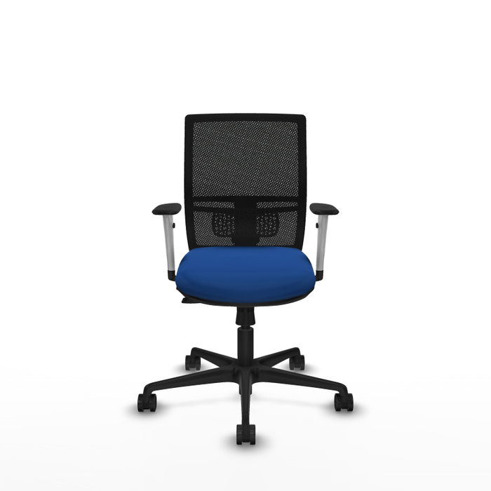 PIQUERAS Y CRESPO Silla de oficina Yunquera con mecanismo Sincro/Traslack, Azul y Negro PIQUERAS Y CRESPO Silla de oficina Yunquera con mecanismo Sincro/Traslack, Azul y Negro