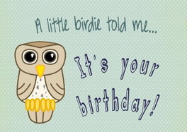 (Postal) A little Birdie told me.., VV.AA - FACSIMILE
