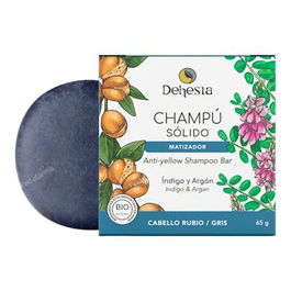 DEHESIA Champu Solido Bio Matizador De Canas 65Gr Natural Vegano Apto Metodo Curly