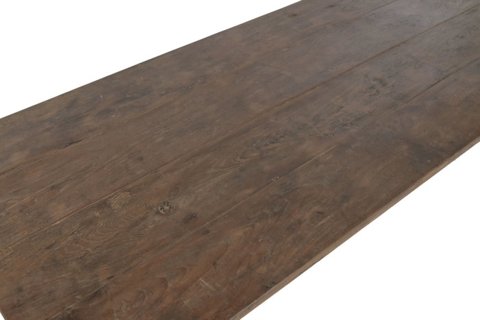 DKD Home Decor Mesa de Centro de Teca Reciclada 180x70x40