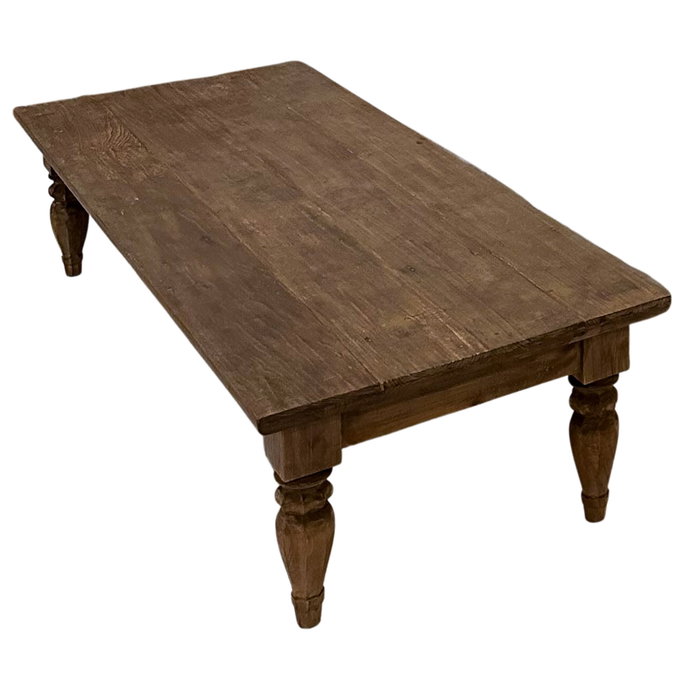 DKD Home Decor Mesa de Centro de Teca Reciclada 180x70x40