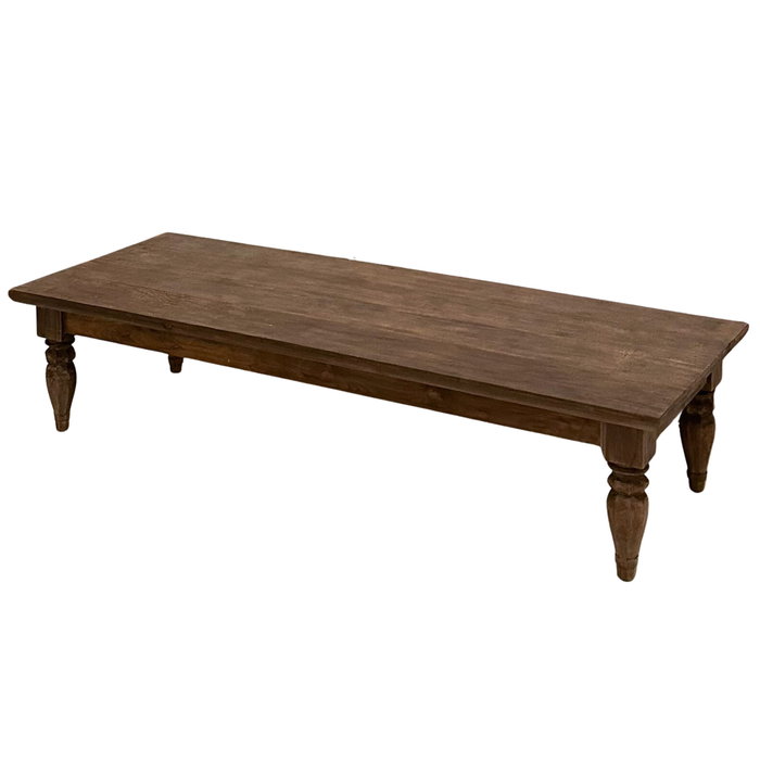 DKD Home Decor Mesa de Centro de Teca Reciclada 180x70x40