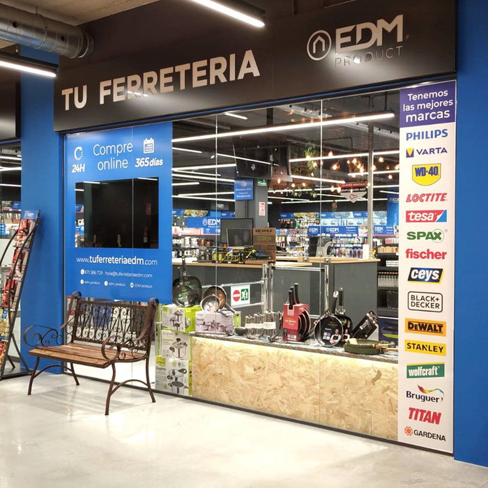 Edm Vinilo para Escaparate Primeras Marcas Castellano 40x245cm