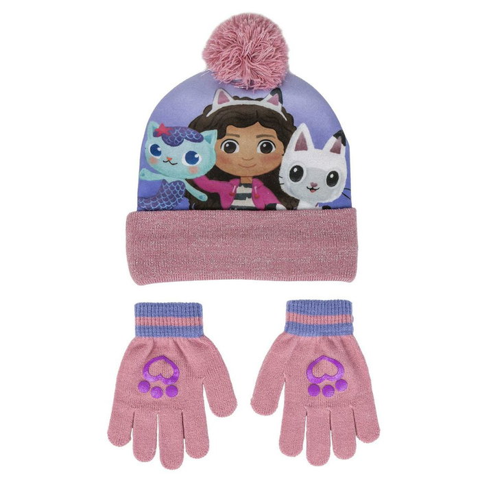 Cerdá Conjunto de Gorro y Guantes La Casa de Muñecas de Gabby - Morado Cerdá Conjunto de Gorro y Guantes La Casa de Muñecas de Gabby - Morado