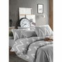 Juego de cama Gris con funda nórdica 220x240 cm y 2 fundas de almohada 60x60 cm