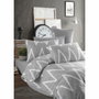 Juego de cama Gris con funda nórdica 220x240 cm y 2 fundas de almohada 60x60 cm