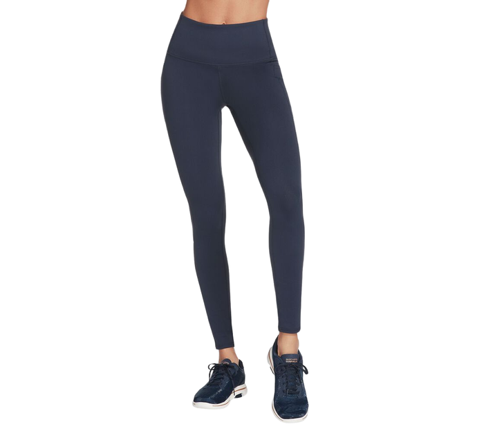 GoWalk, Leggings sintéticos para mujeres deportistas, Azul oscuro, Talla 10
