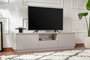Nordure Soporte de TV Gris 160cm Ancho x 42cm Alto x 29.5cm Profundo - Elegante y Moderno Mueble de Salón