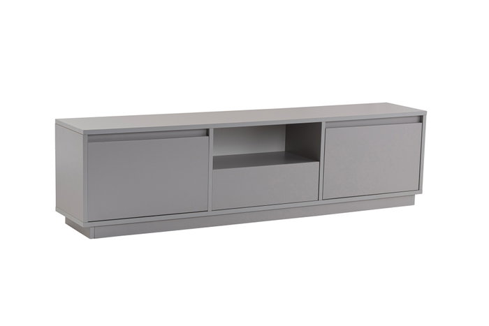 Nordure Soporte de TV Gris 160cm Ancho x 42cm Alto x 29.5cm Profundo - Elegante y Moderno Mueble de Salón