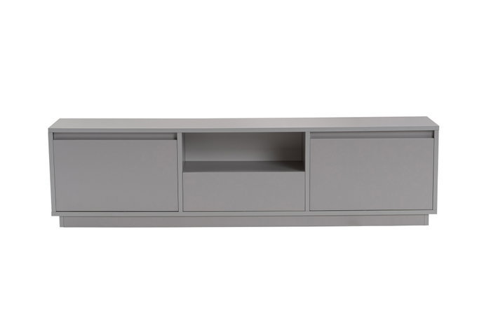 Nordure Soporte de TV Gris 160cm Ancho x 42cm Alto x 29.5cm Profundo - Elegante y Moderno Mueble de Salón