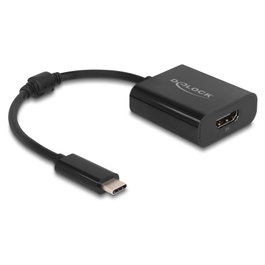 DeLOCK Adaptador USB Type-C a HDMI 8K HDR Negro