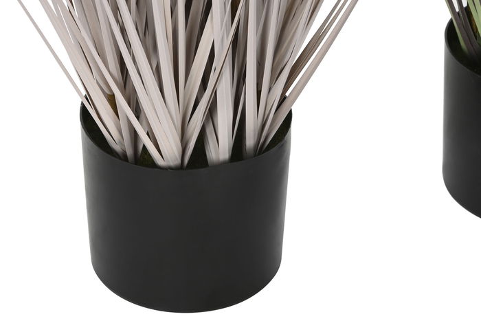 DKD Home Decor Planta 35 x 120 x 35 cm (2 Unidades) Marron Claro Lila PVC