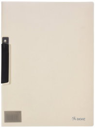 Dosier Clip Dohe Pp A4 Pinza Plastico Pivotante 30H Gris (Set de 8)