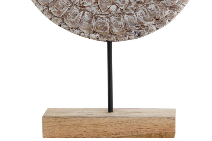 DKD Home Decor Escultura Decoración Mango Hierro Roseta Desgastado