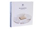 DKD Home Decor Bandeja para aperitivos de gres y bambú Multicolor 23,5x23,5x3 cm