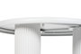 DKD Home Decor Mesita Auxiliar Moderno Blanco Metal 75 x 40 x 75 cm
