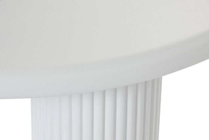 DKD Home Decor Mesita Auxiliar Moderno Blanco Metal 75 x 40 x 75 cm DKD Home Decor Mesita Auxiliar Moderno Blanco Metal 75 x 40 x 75 cm