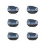 Summa IO Bol Cuadrado Granilla Azul-Negro 13.5x13.5x4 cm Gres Vitrificado - Vajilla (Set de 12)