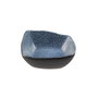 Summa IO Bol Cuadrado Granilla Azul-Negro 13.5x13.5x4 cm Gres Vitrificado - Vajilla (Set de 12)