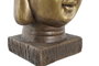 DKD Home Decor Macetero Oriental Dorado Fibra de Vidrio 25 x 36 x 25 cm con Buda