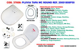 Pluvia Tapa WC Round Ref. 20001808P50