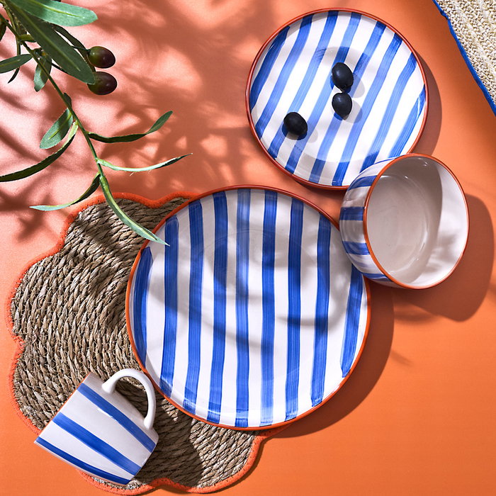Home Deco Factory Plato Pintado Dolce Vita 27 cm Dolce Vi Home Deco Factory Plato Pintado Dolce Vita 27 cm Dolce Vi