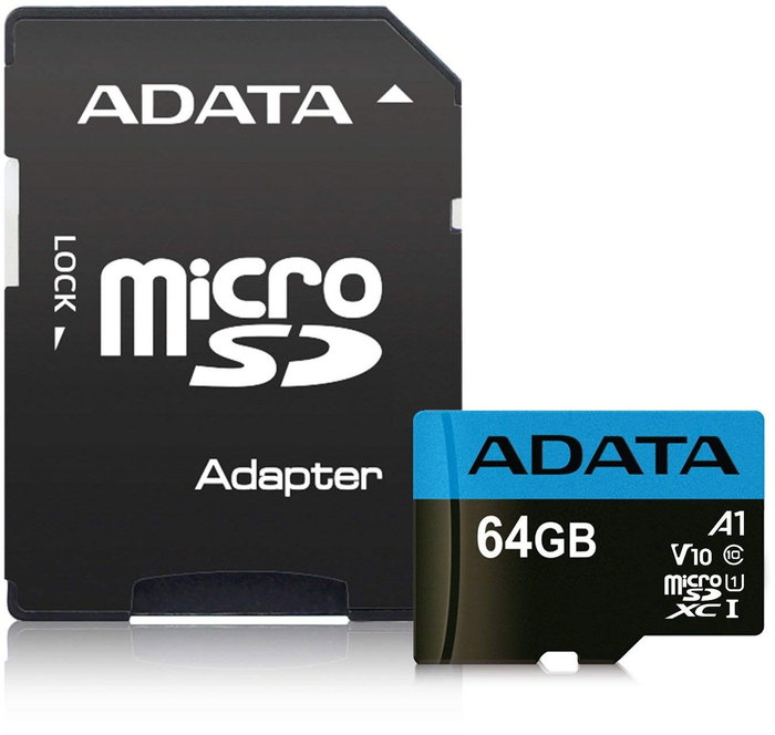 ADATA Premier microSDHC 64 GB UHS-I Clase 10 con Adaptador