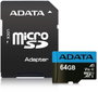 ADATA Premier microSDHC 64 GB UHS-I Clase 10 con Adaptador