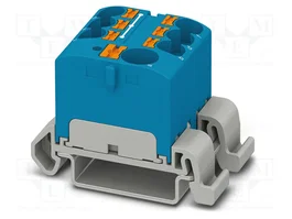 PHOENIX CONTACT PTFIX 10/6X4-NS35A BU Conector de carril azul
