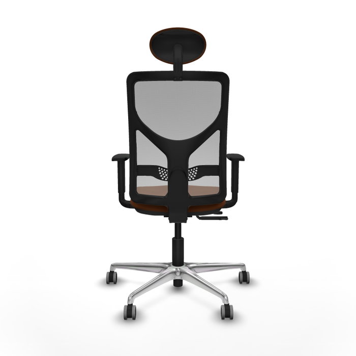 PIQUERAS Y CRESPO Silla de oficina Motilla con mecanismo Sincro/Traslack Marrón y Gris PIQUERAS Y CRESPO Silla de oficina Motilla con mecanismo Sincro/Traslack Marrón y Gris