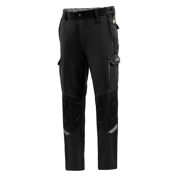 Sparco Pantalon Tech Tw Talla XS Negro-Gris S02417NRGS0XS con Logotipos Reflectantes, Material Antiabrasión y Bolsillos de Alta Visibilidad Sparco Pantalon Tech Tw Talla XS Negro-Gris S02417NRGS0XS con Logotipos Reflectantes, Material Antiabrasión y Bolsillos de Alta Visibilidad