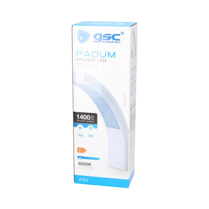 GSC Evolution Aplique de pared LED Padum 15W 6000K Blanco