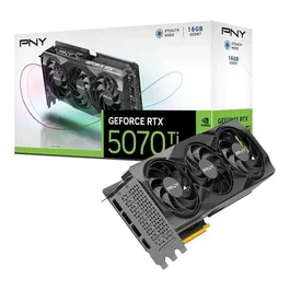 PNY VCG5070T16TFXPB1 Tarjeta Gráfica NVIDIA GeForce RTX 5070 Ti 16 GB GDDR7 GPU Blackwell