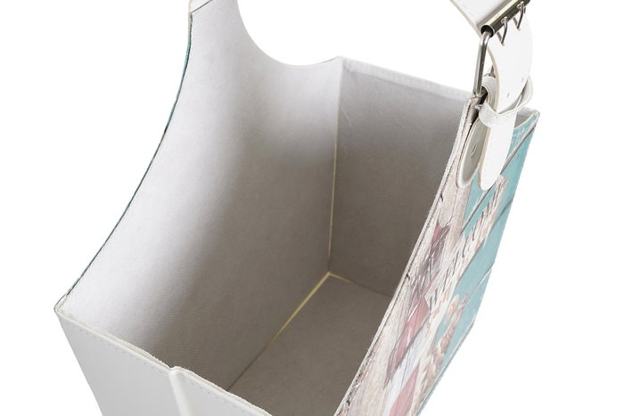 DKD Home Decor Revistero Mediterraneo Multicolor PU y Carton Set de 2 (2 Unidades) 18 x 41 x 40 cm DKD Home Decor Revistero Mediterraneo Multicolor PU y Carton Set de 2 (2 Unidades) 18 x 41 x 40 cm