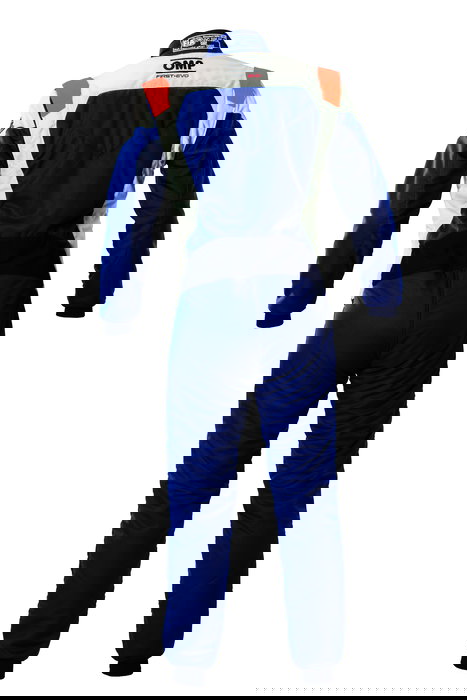 Omp Traje de Carreras First Evo My2025 FIA 8856-2018 Navy Azul - Fluo Naranja Talla 44 OMPIA0-1874-A01-249-44