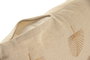 DKD Home Decor Cojín Algodón Hojas Bordado Beige y Marrón (Pack de 2)